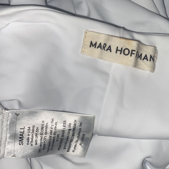 MARA HOFFMAN Gabriela Halter Twist One Piece Swimsuit - Picture 9 of 9